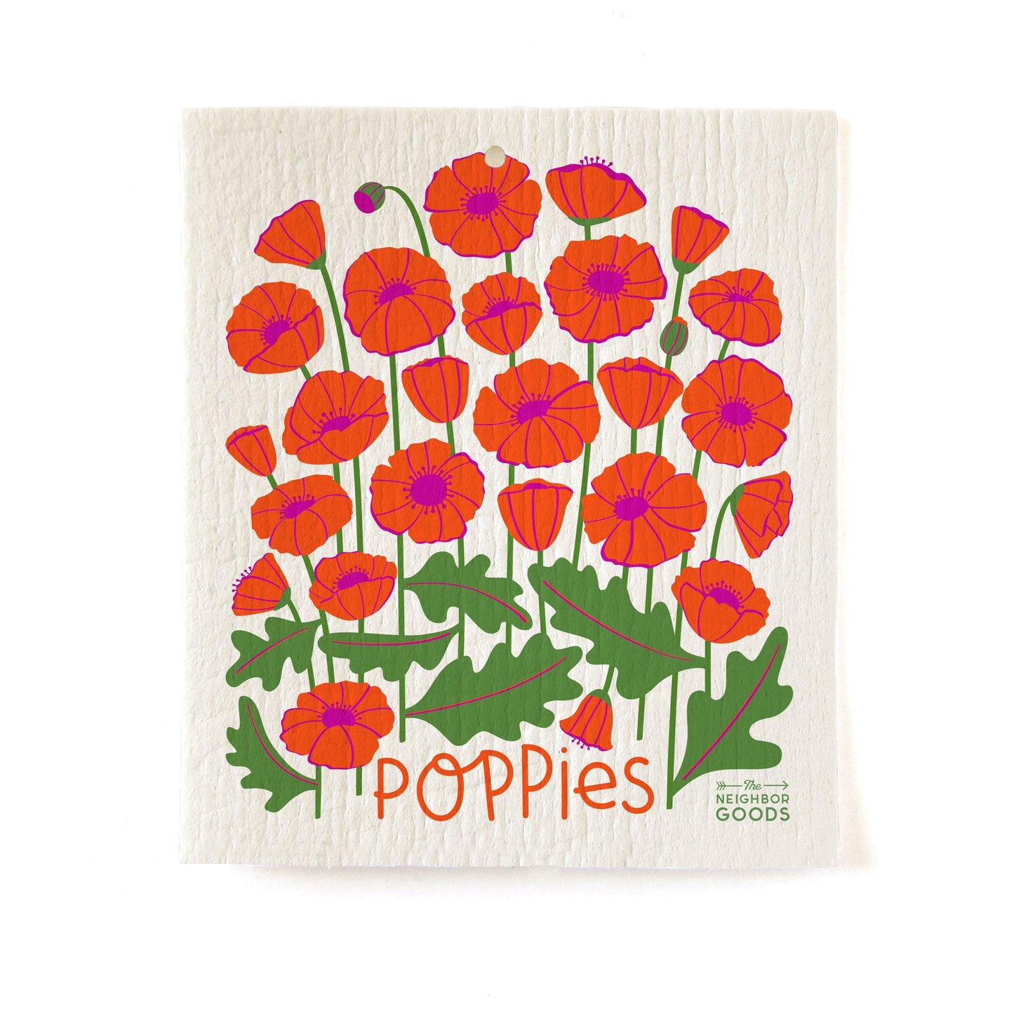 Poppy Dish Towel + Sponge Cloth Gift Set