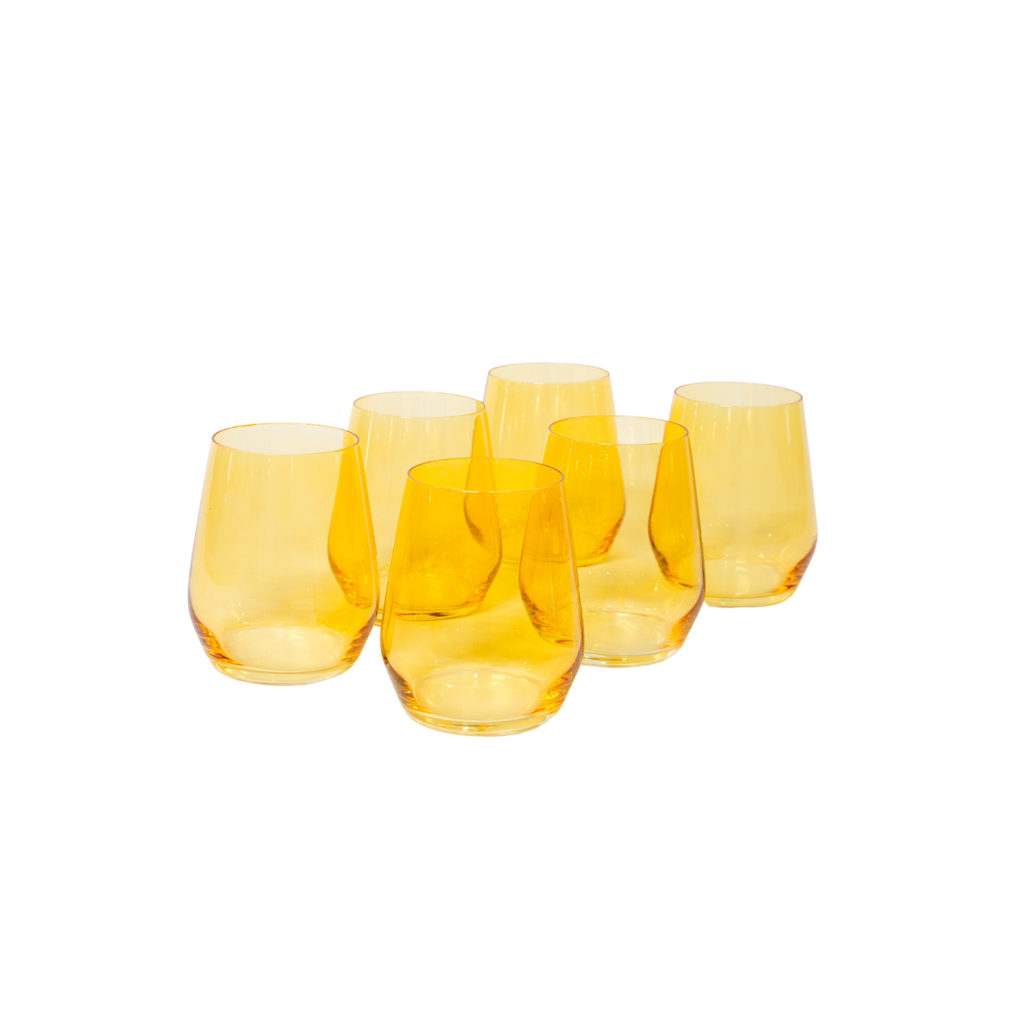 Sunshine Yellow - Colored Wine Glass