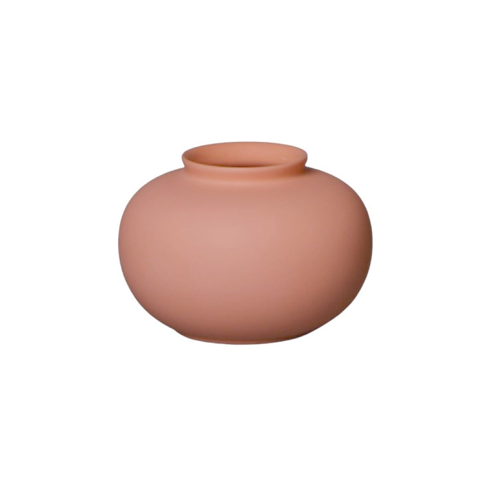 Matte Porcelain Mini Apple Vase