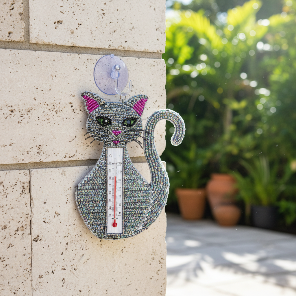 Thermometer, Cat (Set of 2)