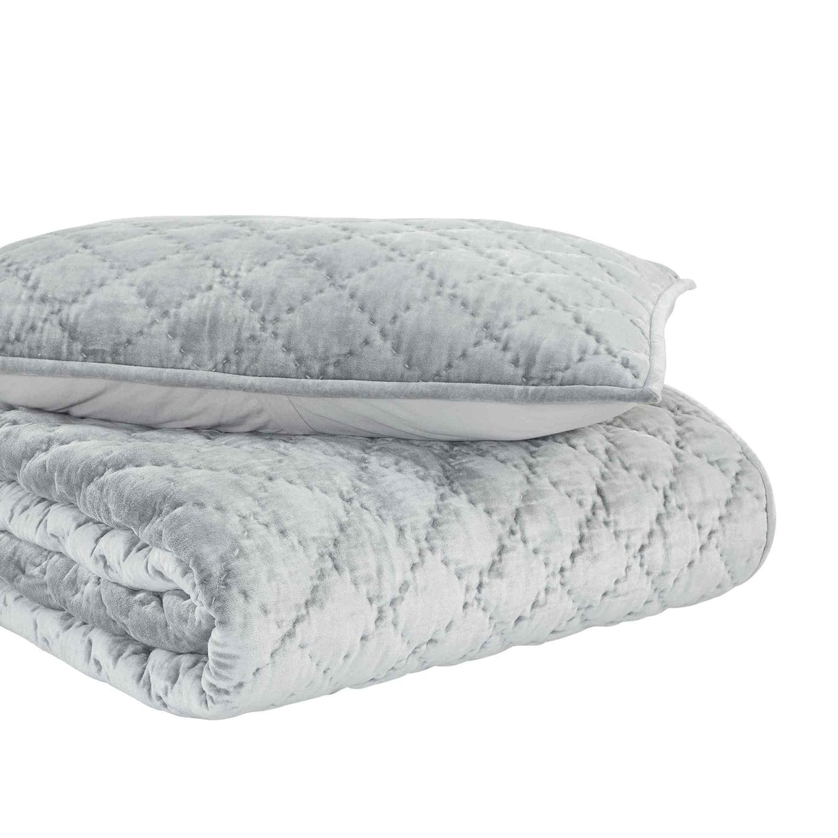 Clermont Diamond Velvet Quilt