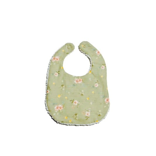 Layette Linen Bib – Hedgerow Floral