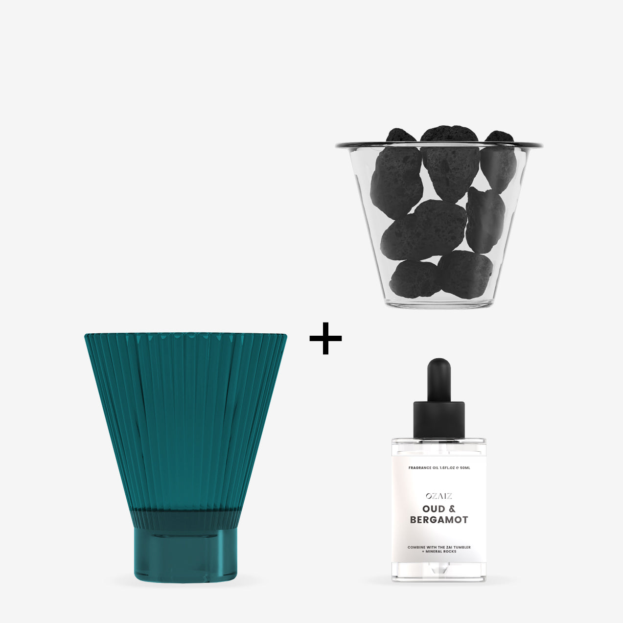 ZAI Mineral Lava Rock Diffuser - Teal