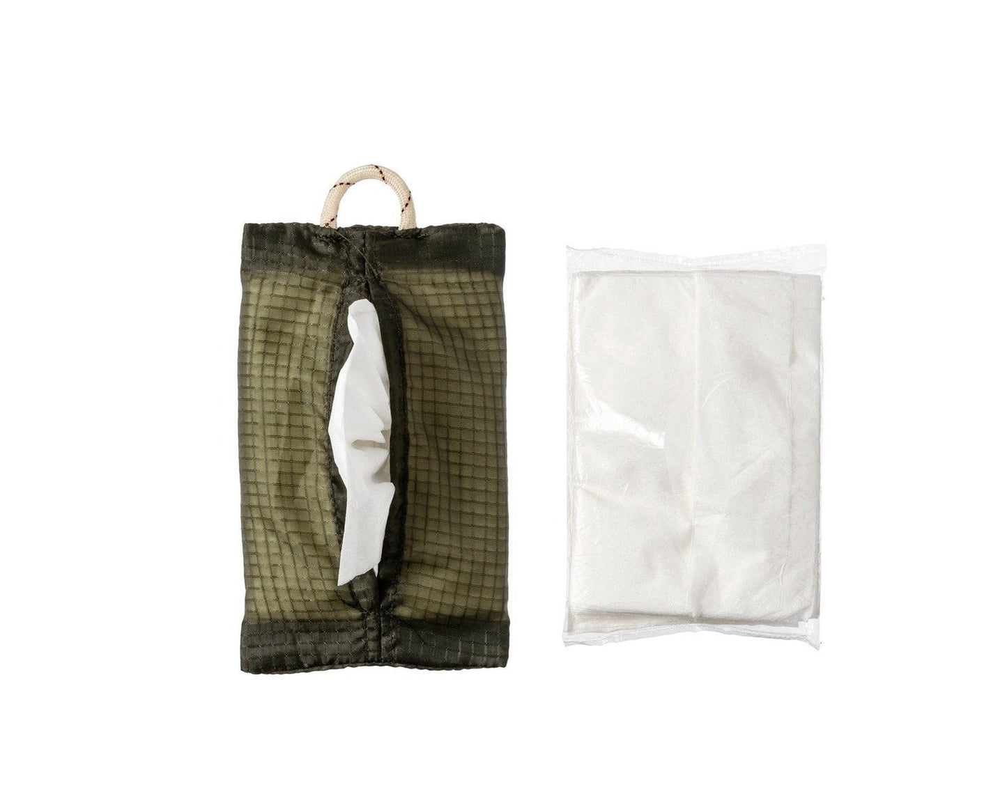 Vintage Parachute Tissue Cover / Pocket