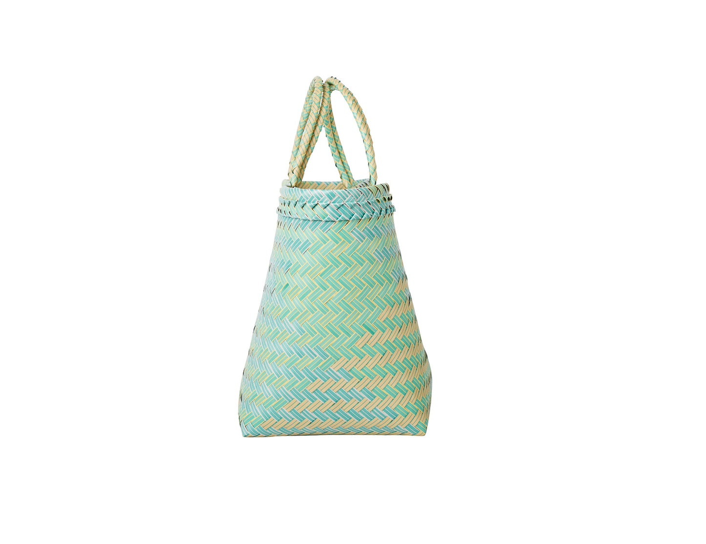 Benny Handwoven Tote •  Recycled Plastic