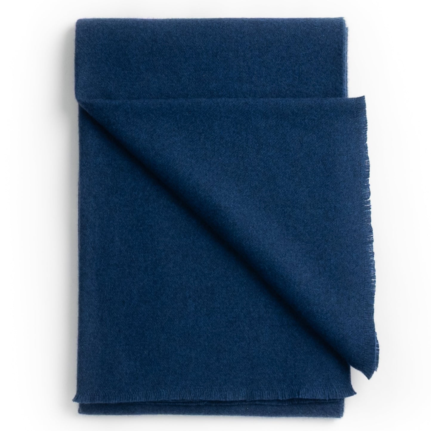 Luxury Cashmere Throw - Royal Blue