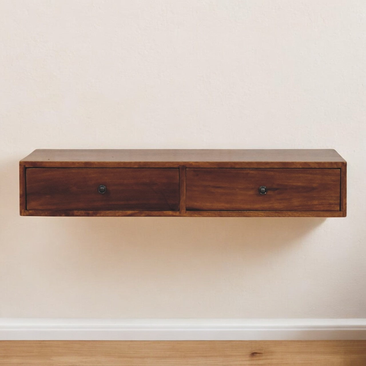 Solid Wood Lunar Wall-Mounted Console