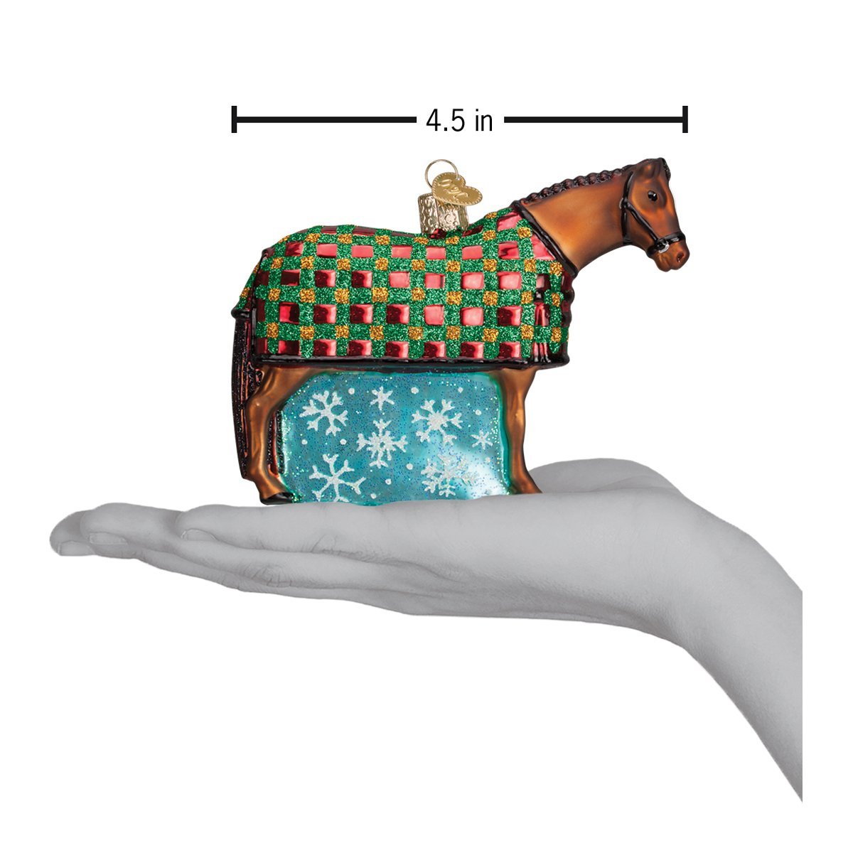Snowflake Horse Christmas Ornament (Gift Boxed)