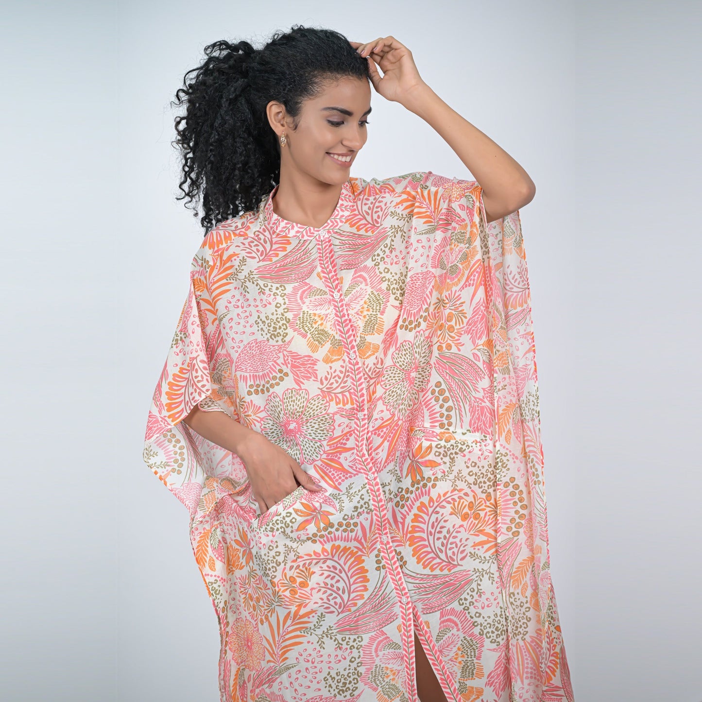 Floret Caftan - Pink