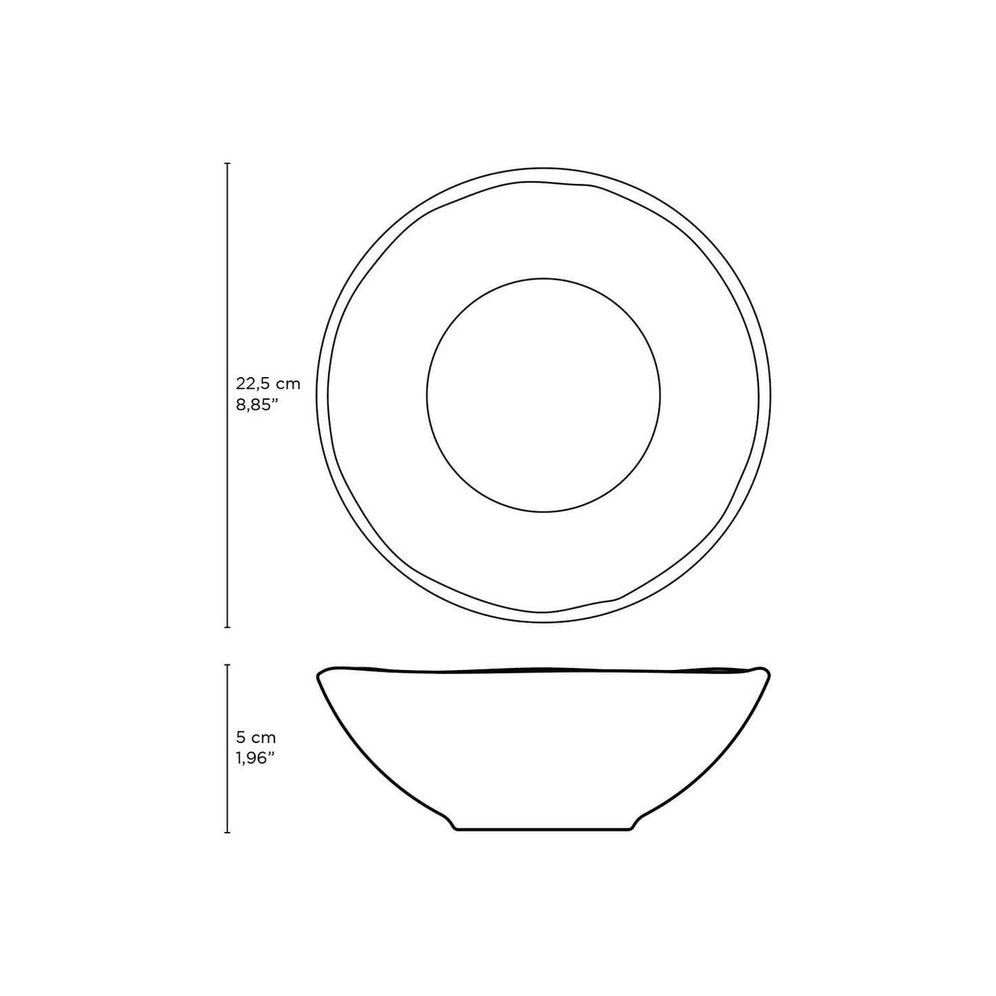 Salad Bowl Set of 6