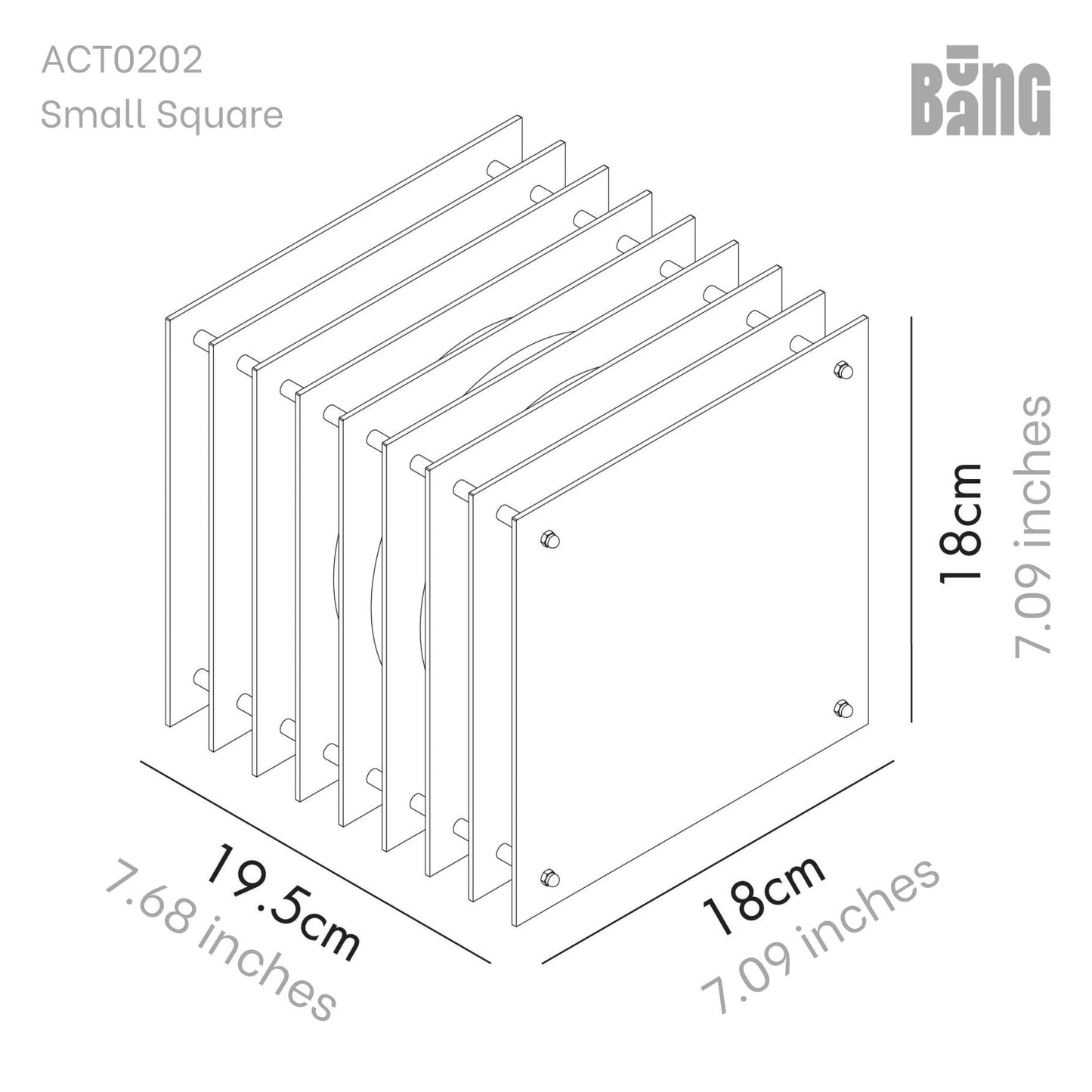 Lớp small square in dreamy acrylic