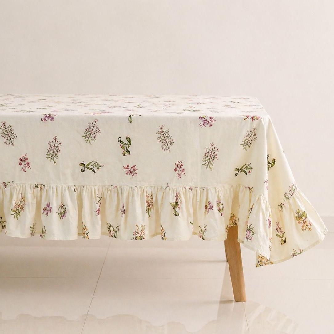 Botanical Orchid Rectangular Tablecloth