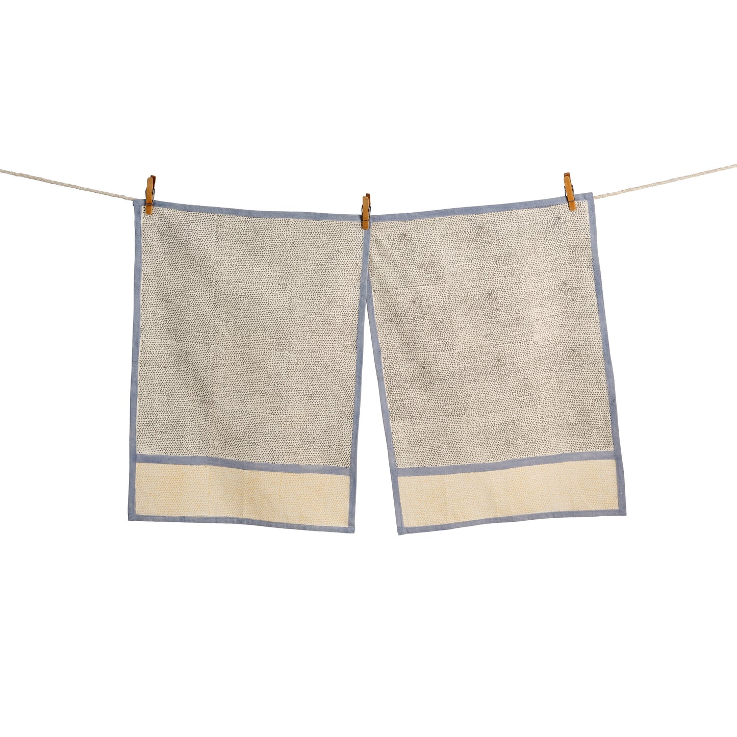 Kora Cotton Kitchen Towels | Set of 2 | RAINDROP