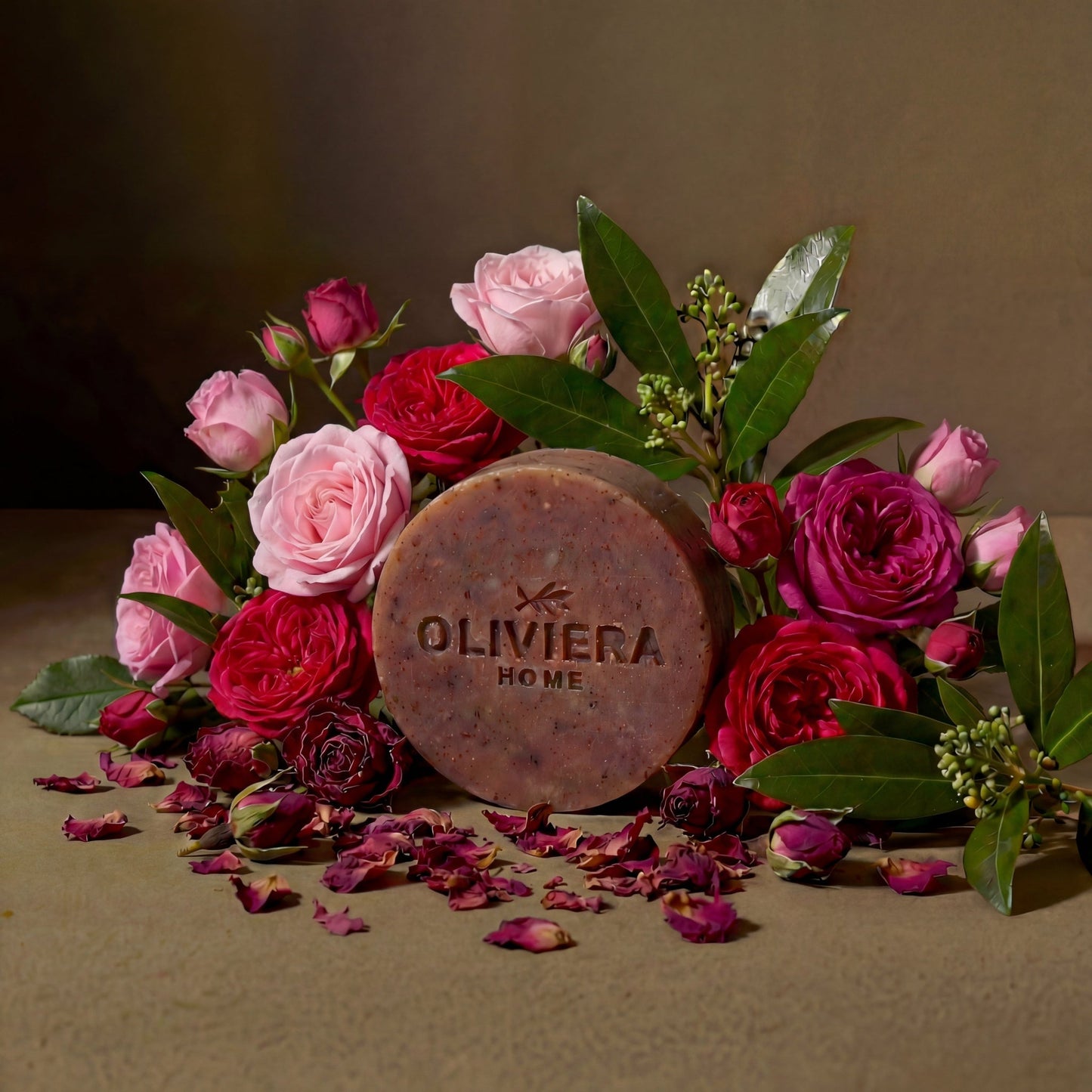 Rose Petal Bar Soap Trio