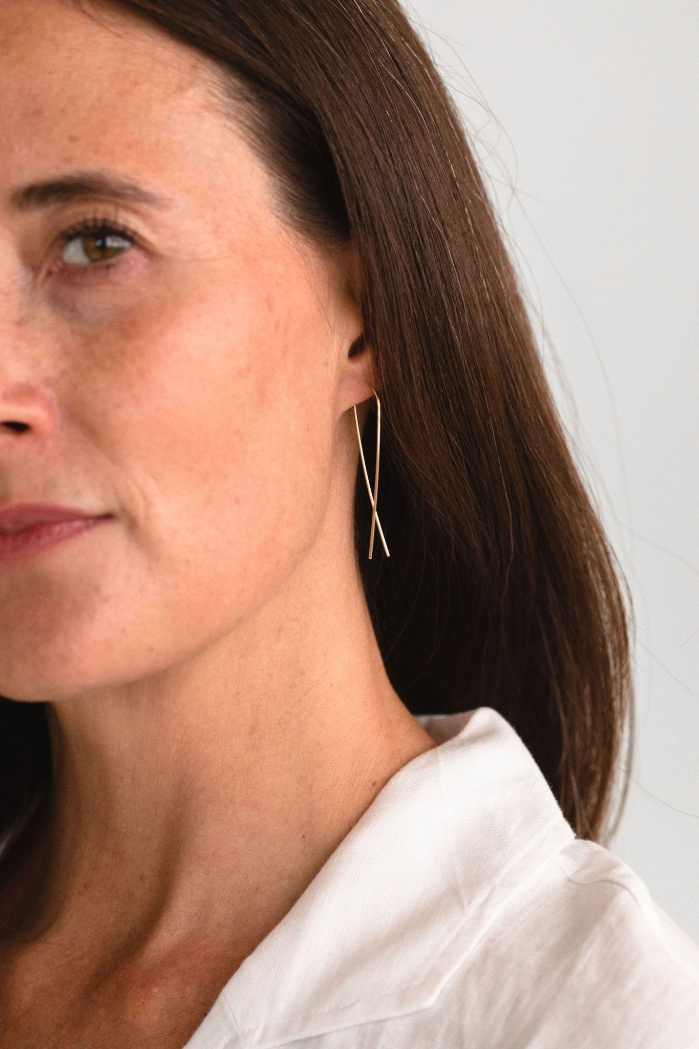 Telluride Long Threader Earrings | Gold Fill