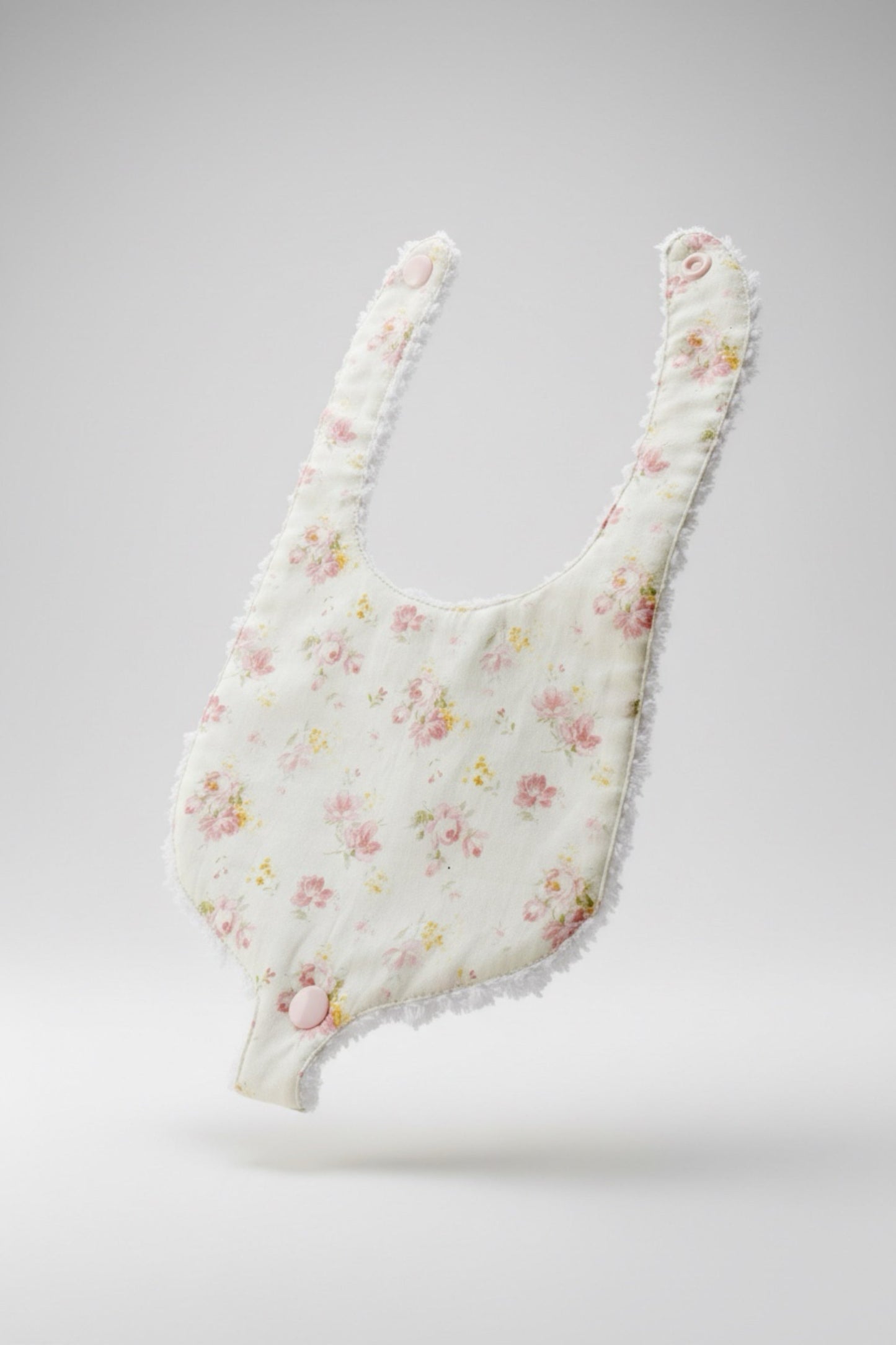 Sooth & Snap Pacifier Bib - Antique Rose