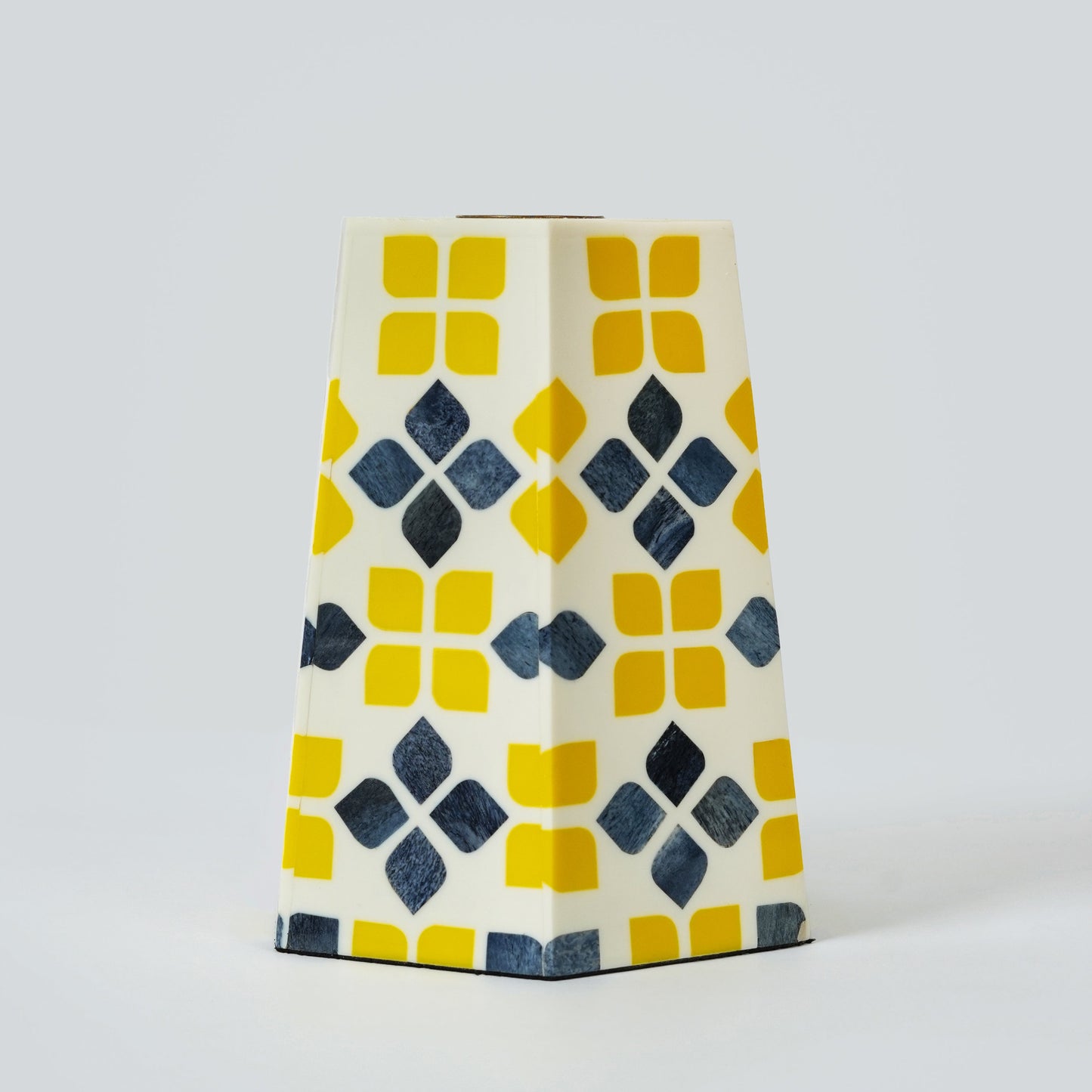 Marigold Mosaic Bone Inlay Candleholder