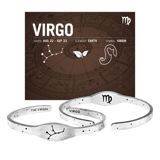 Zodiac Cuff Bracelet - Virgo
