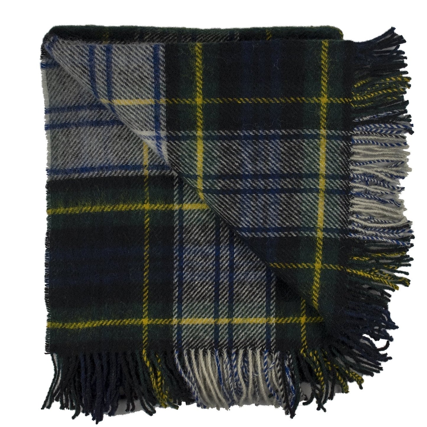 Highland Tweeds Pure New Wool Throw (Dress Gordon)