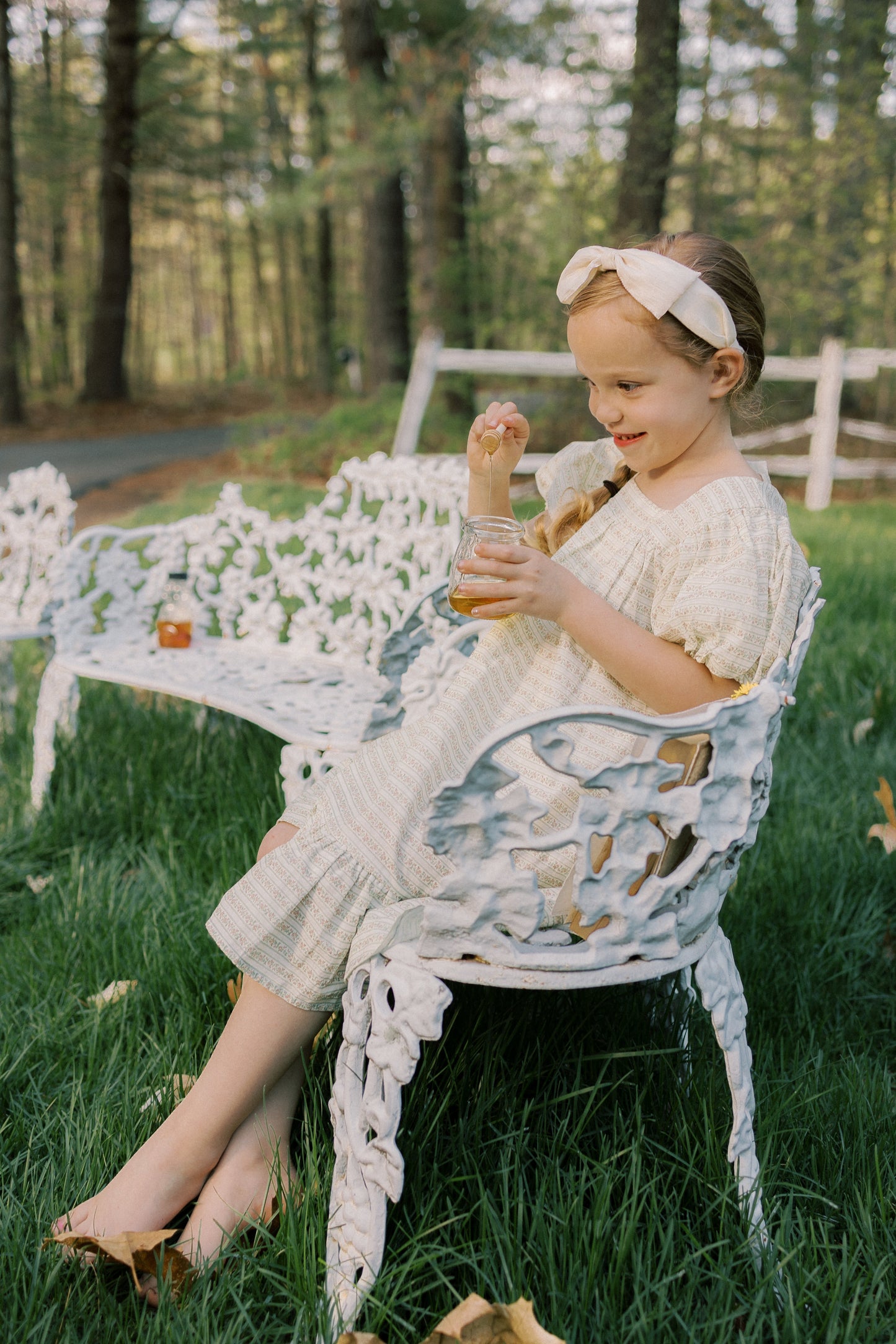 Weekend Dress  Blush Vine Stripe