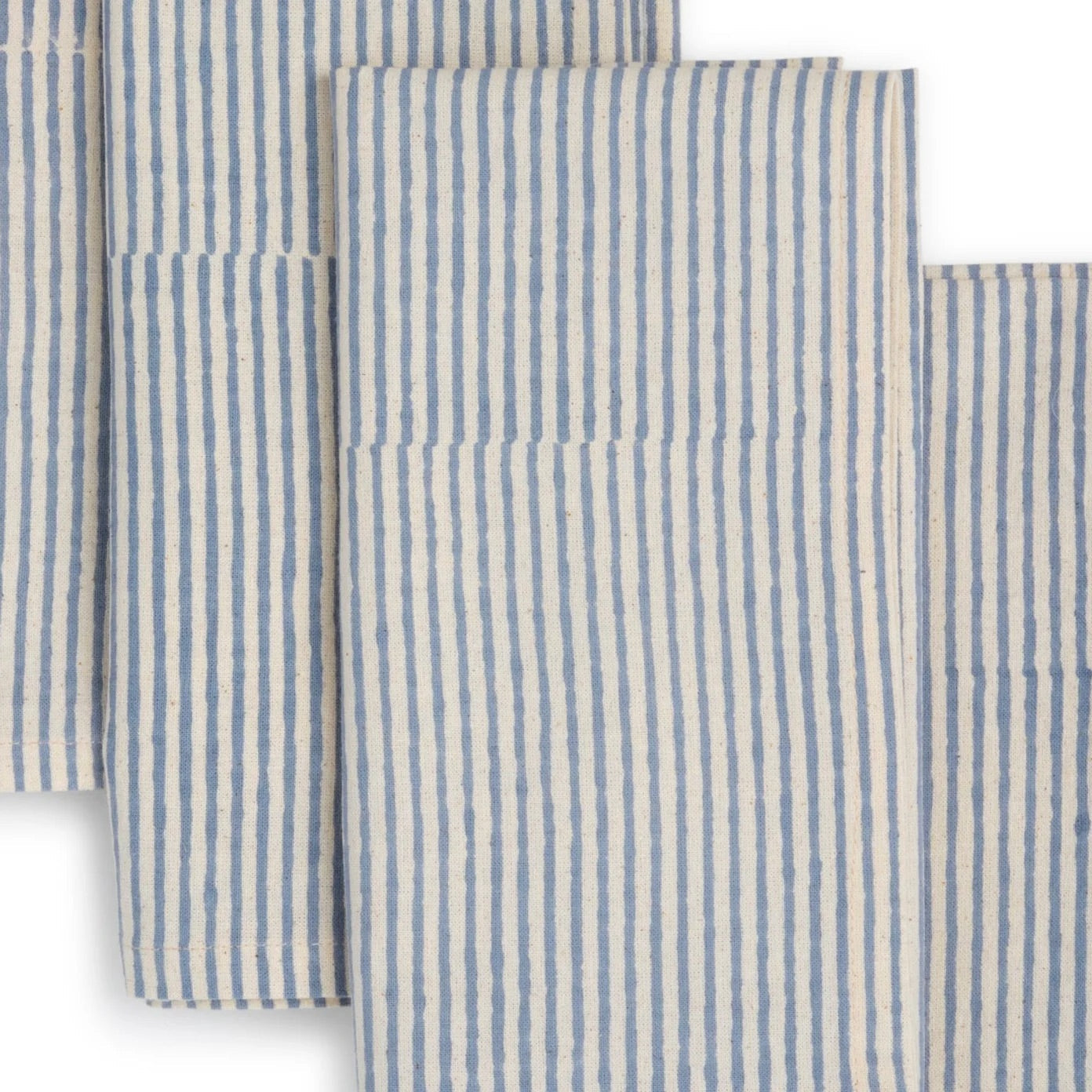 Hand Block Printed Cotton Napkins, Set of 4 | 18″×18″ | Fair trade | Axis
