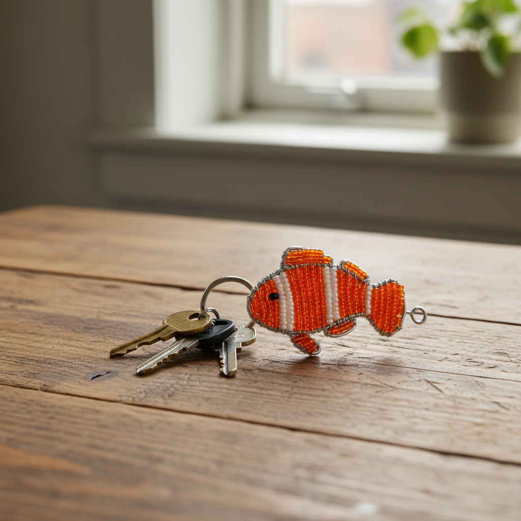 Clown Fish Keyring (Set of 6)