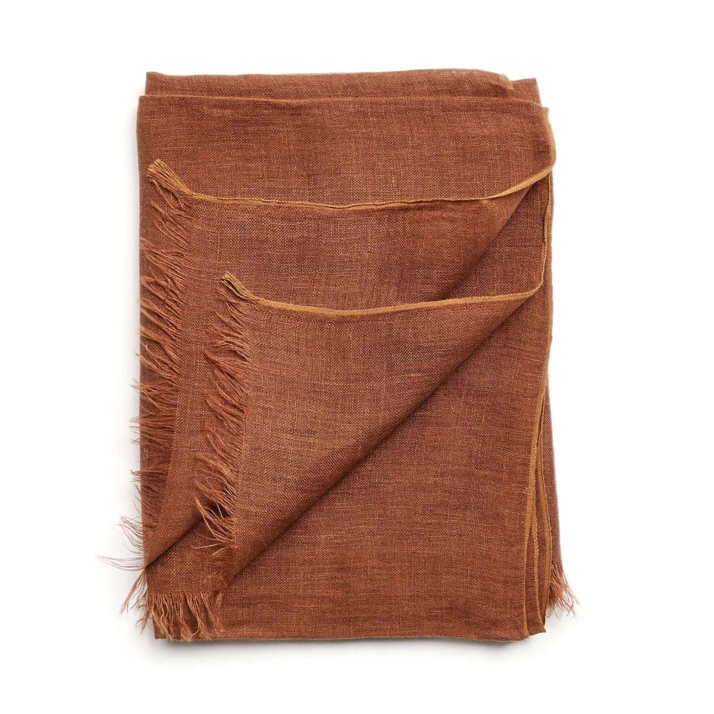 Hand Woven Linen Silk Blend Scarf