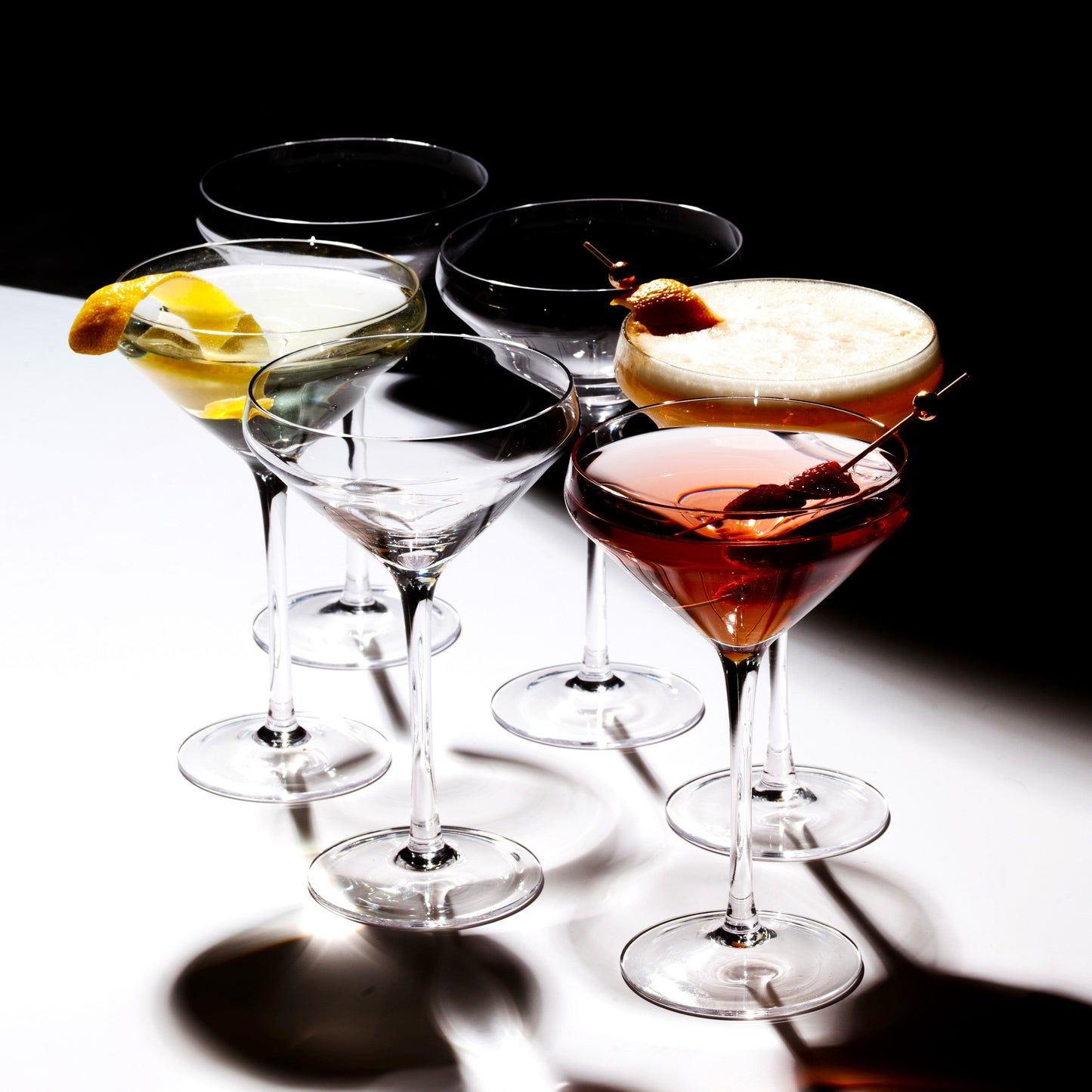 Hand Blown Martini Glass