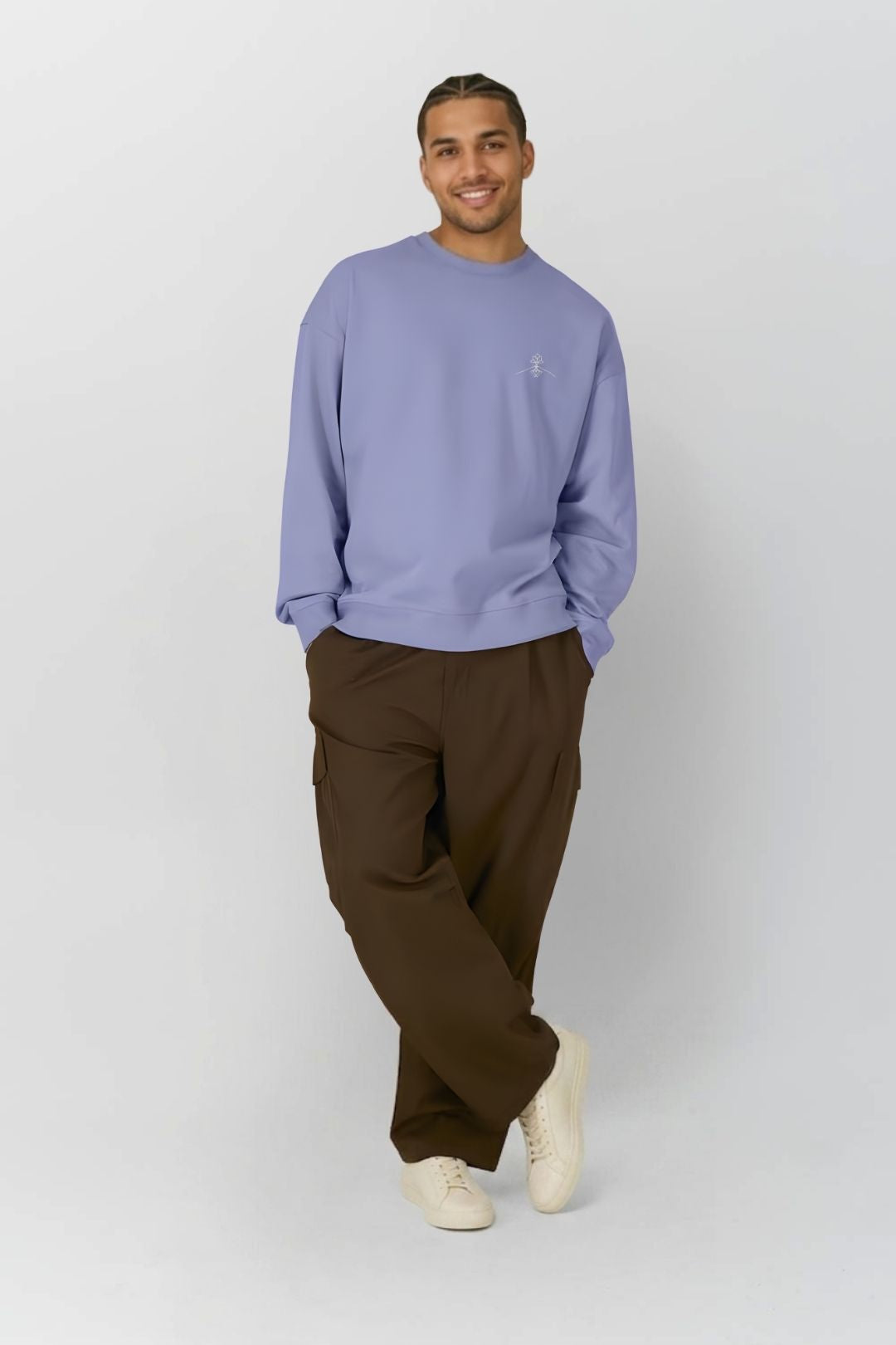 Sudadera algodón orgánico - Lavanda