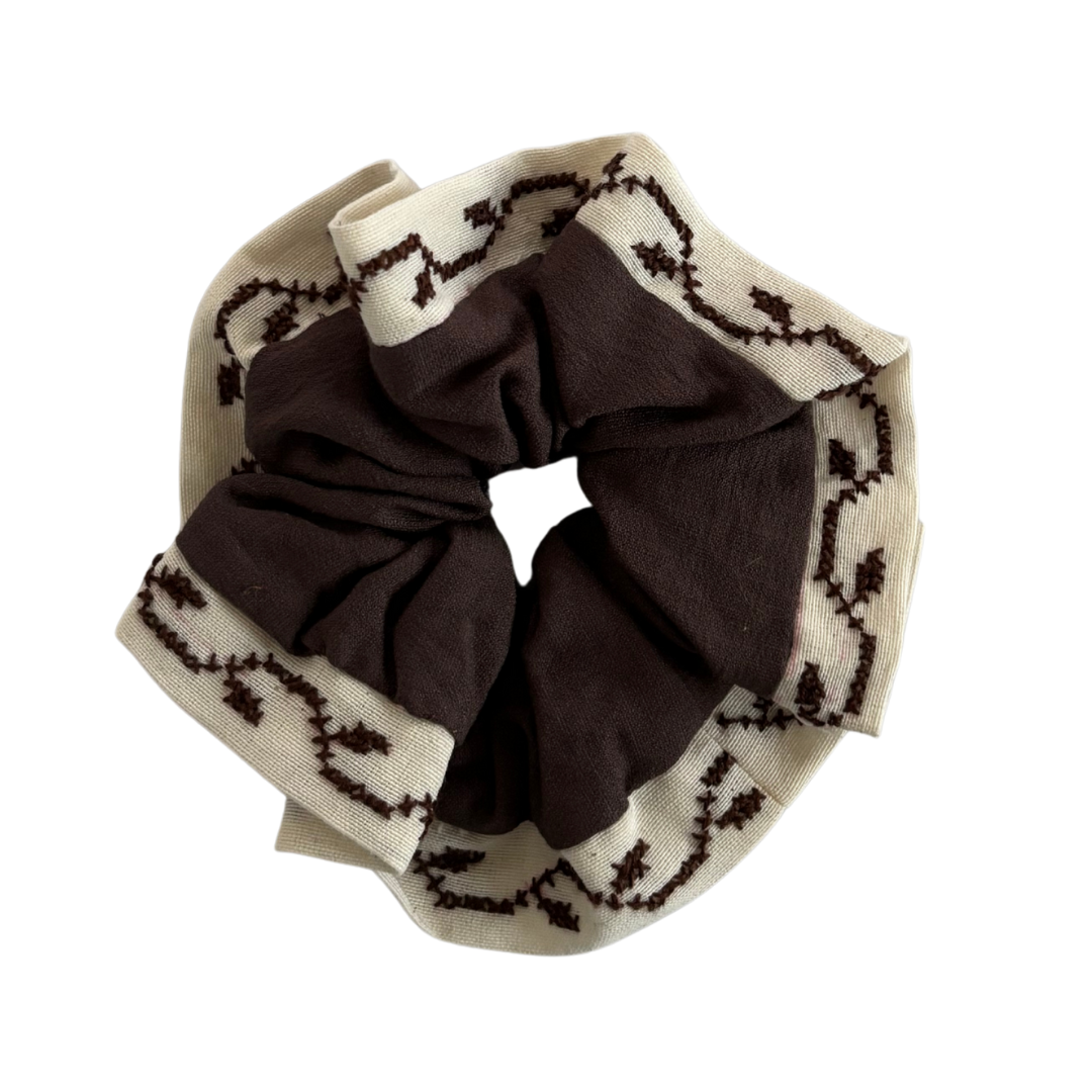 Amira Scrunchie - Brown