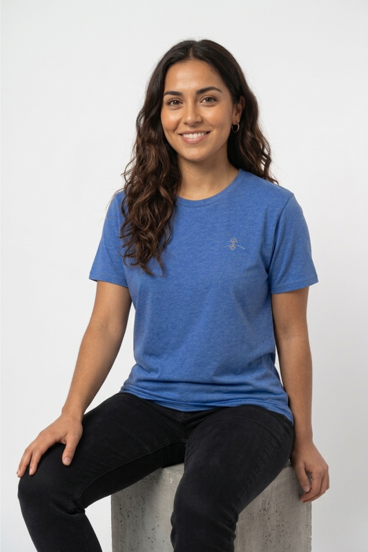Camiseta orgánica - Azul Fiordo