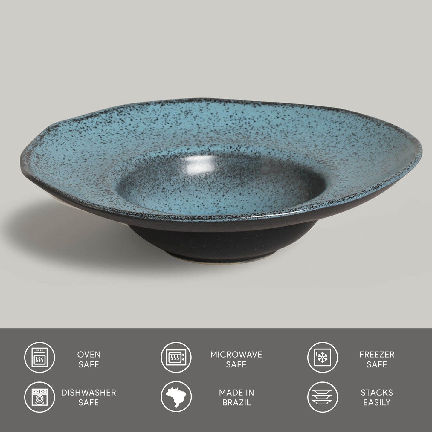 Deep Rim Plate Set of 4