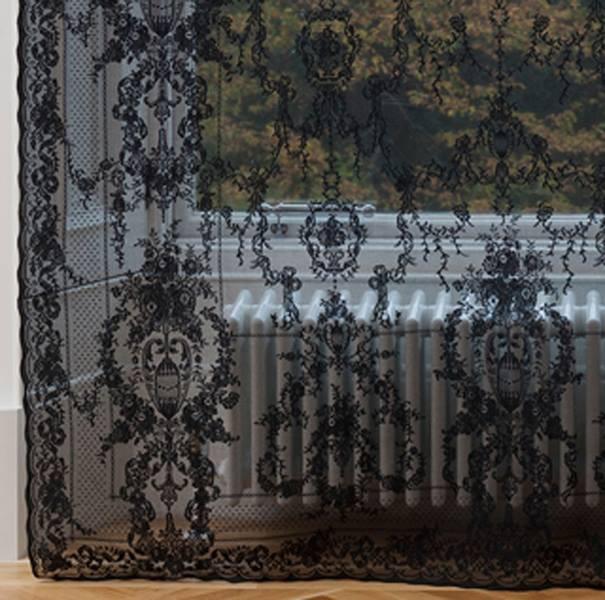 Premium Sheer Panels: The Linda - Black