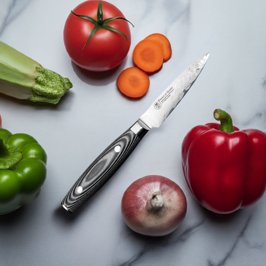 3 1/2 Inch Damascus Paring Knife