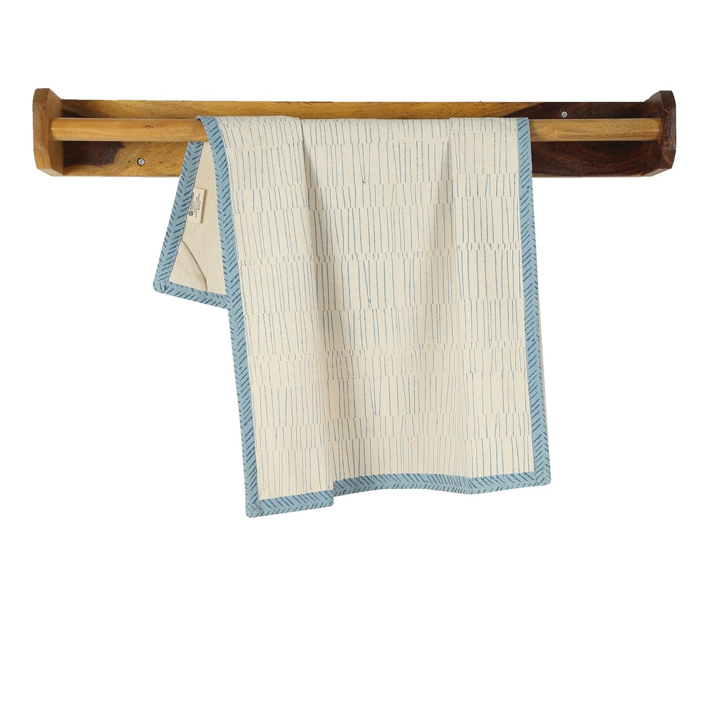 Hand Block Printed Kitchen Towels | Kora Cotton | Set of 2 | Fair Trade | TEA BREAK