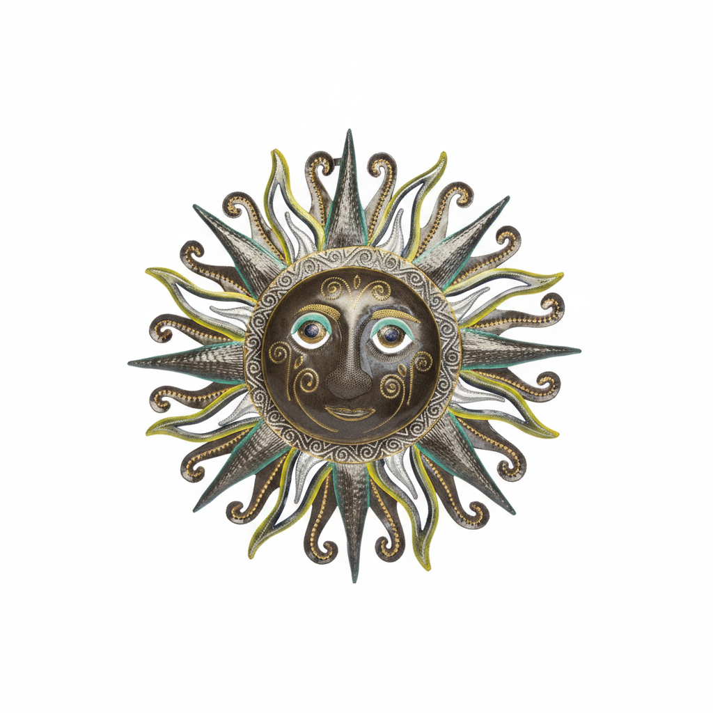 Painted Polar Sun Face