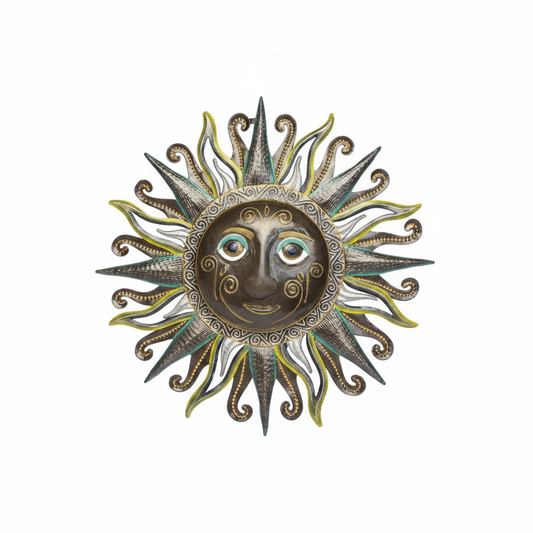Painted Polar Sun Face