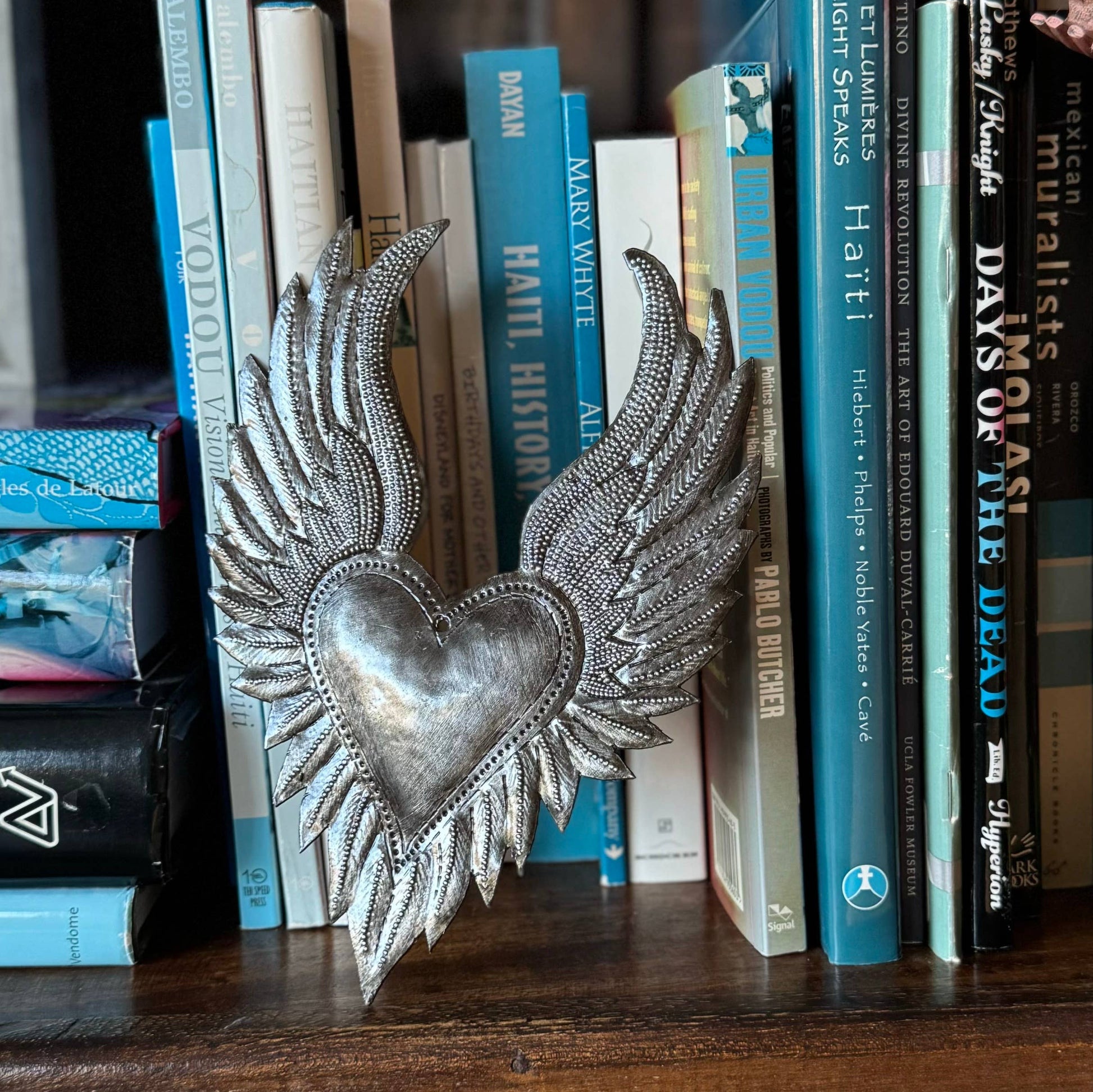 7.5" x 5.5" Flaming Sacred Heart, Milagro, Flaming Heart