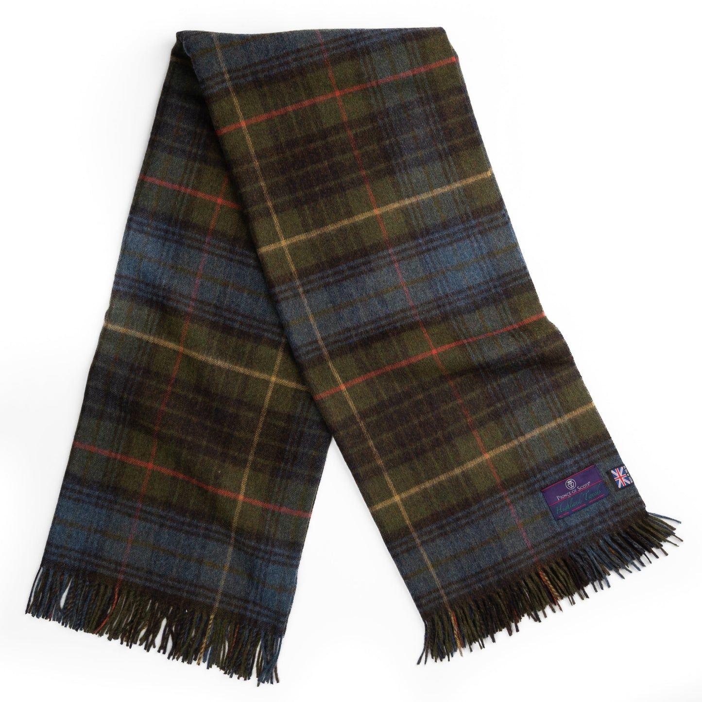 Prince of Scots Merino Wool Throw - Antique Hunting Stewart