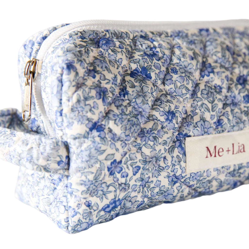 Blue Blossom Make-up Pouch - Small