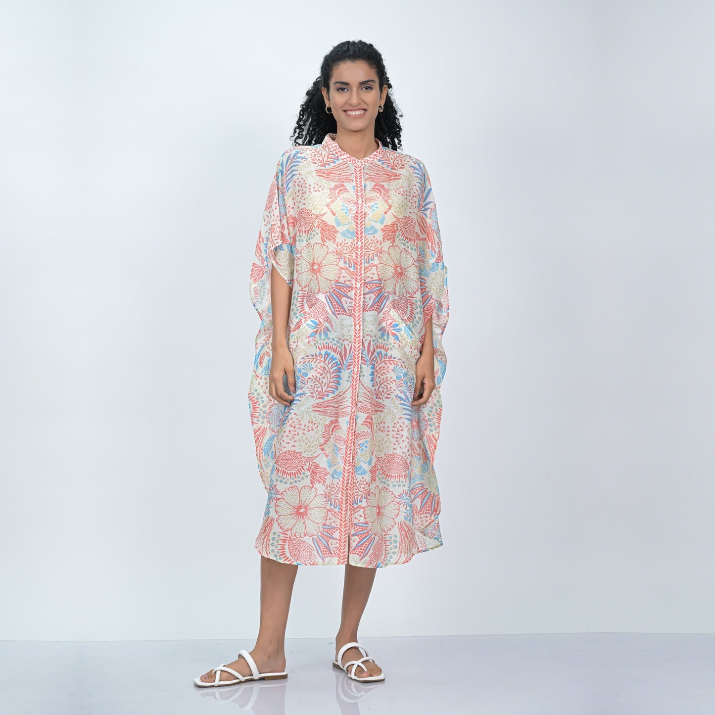 Floret Caftan - Red