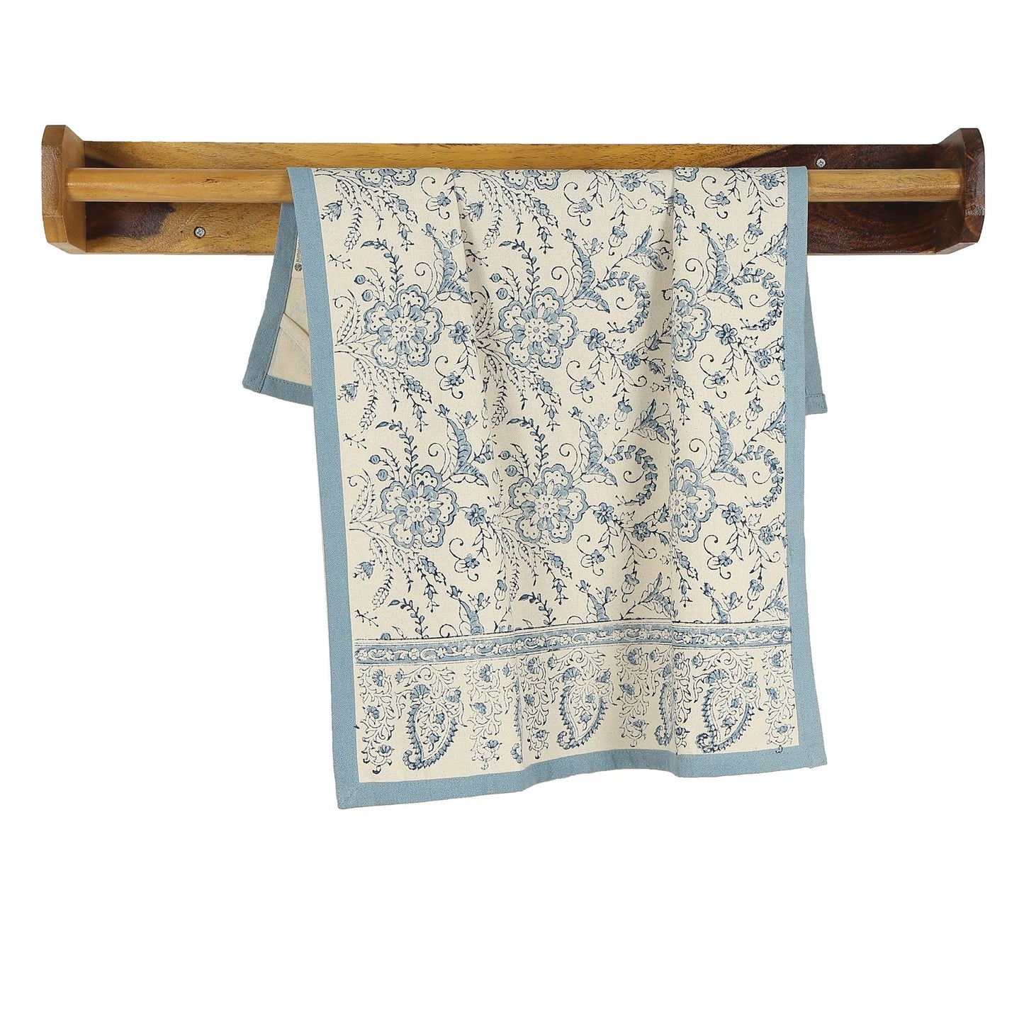 Cotton Kitchen Towel | Hand Block Printed | Ivy