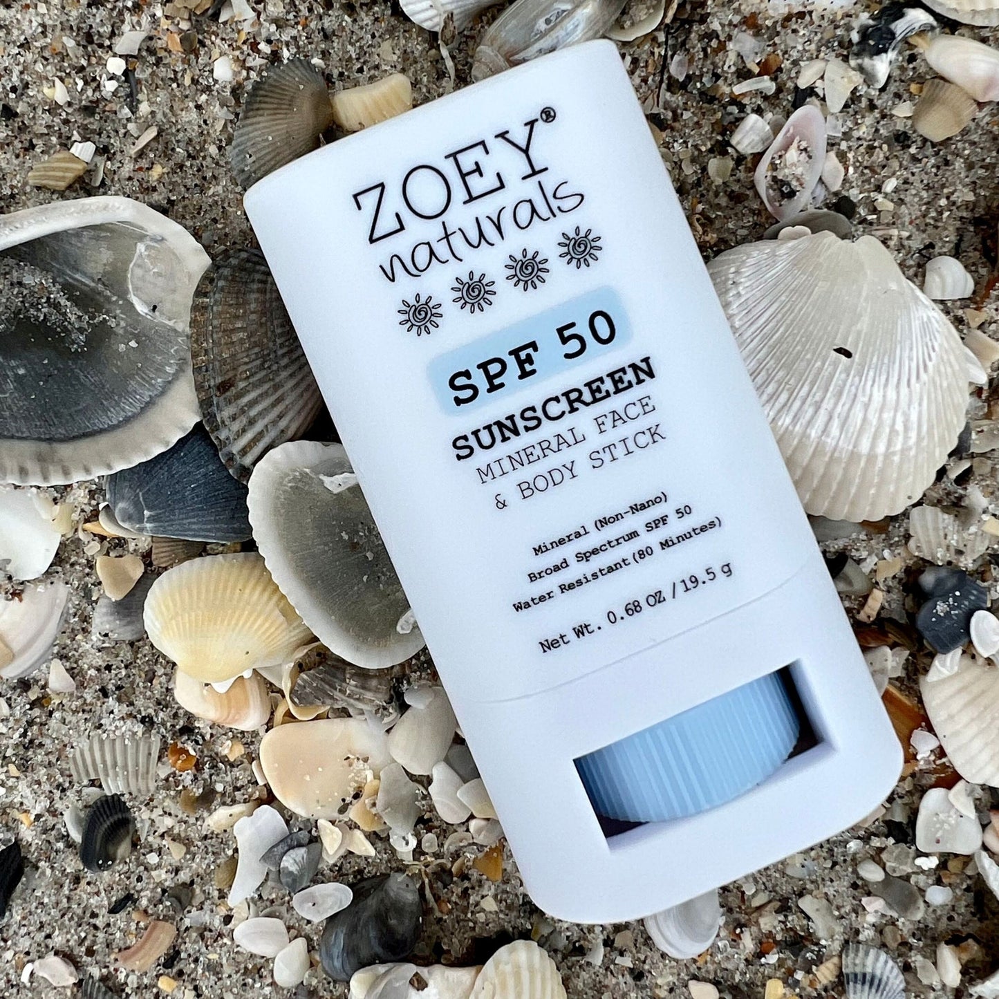Zoey Naturals SPF 50 Mineral Sunscreen Stick