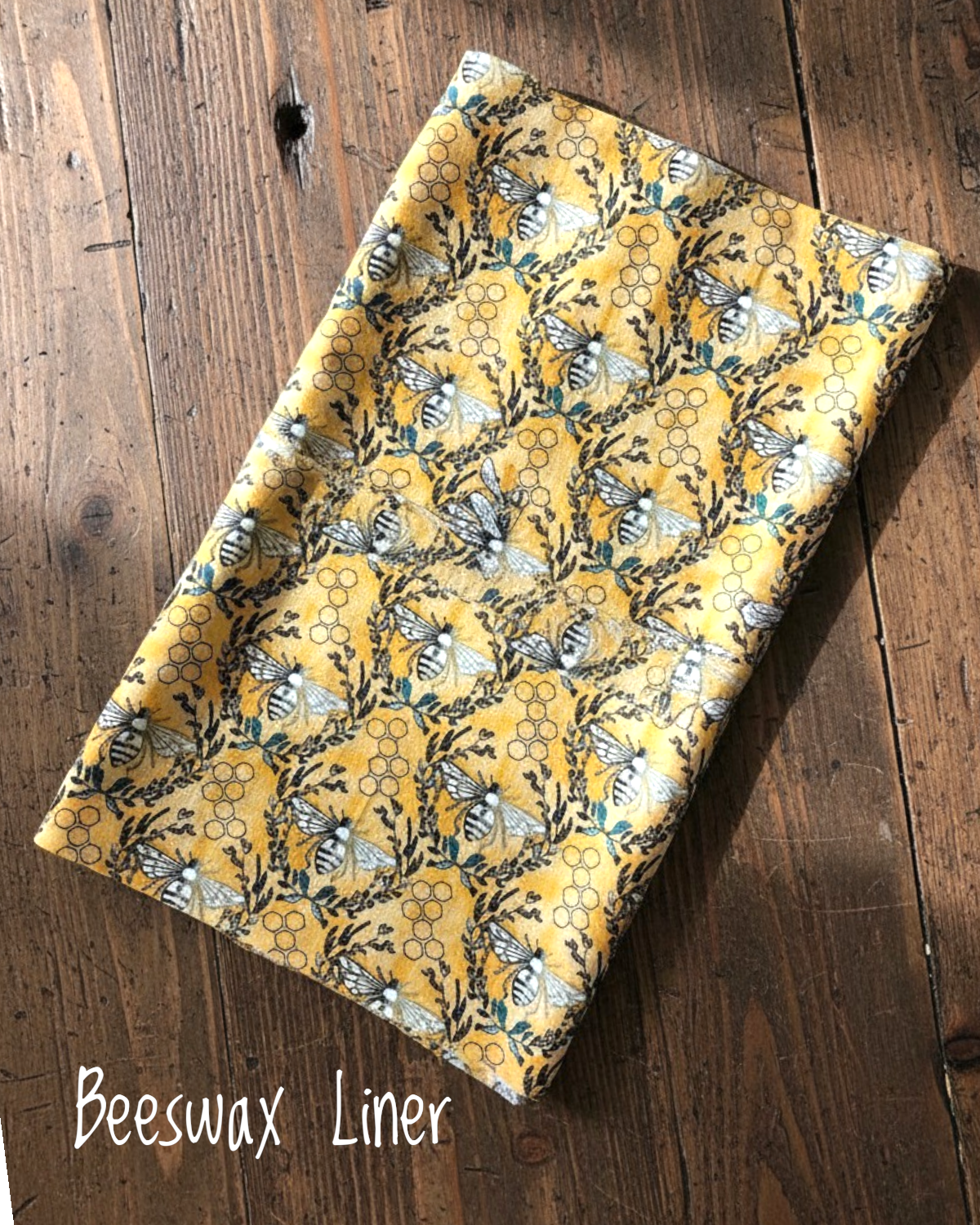 Linen Bread Bag with Beeswax Liner