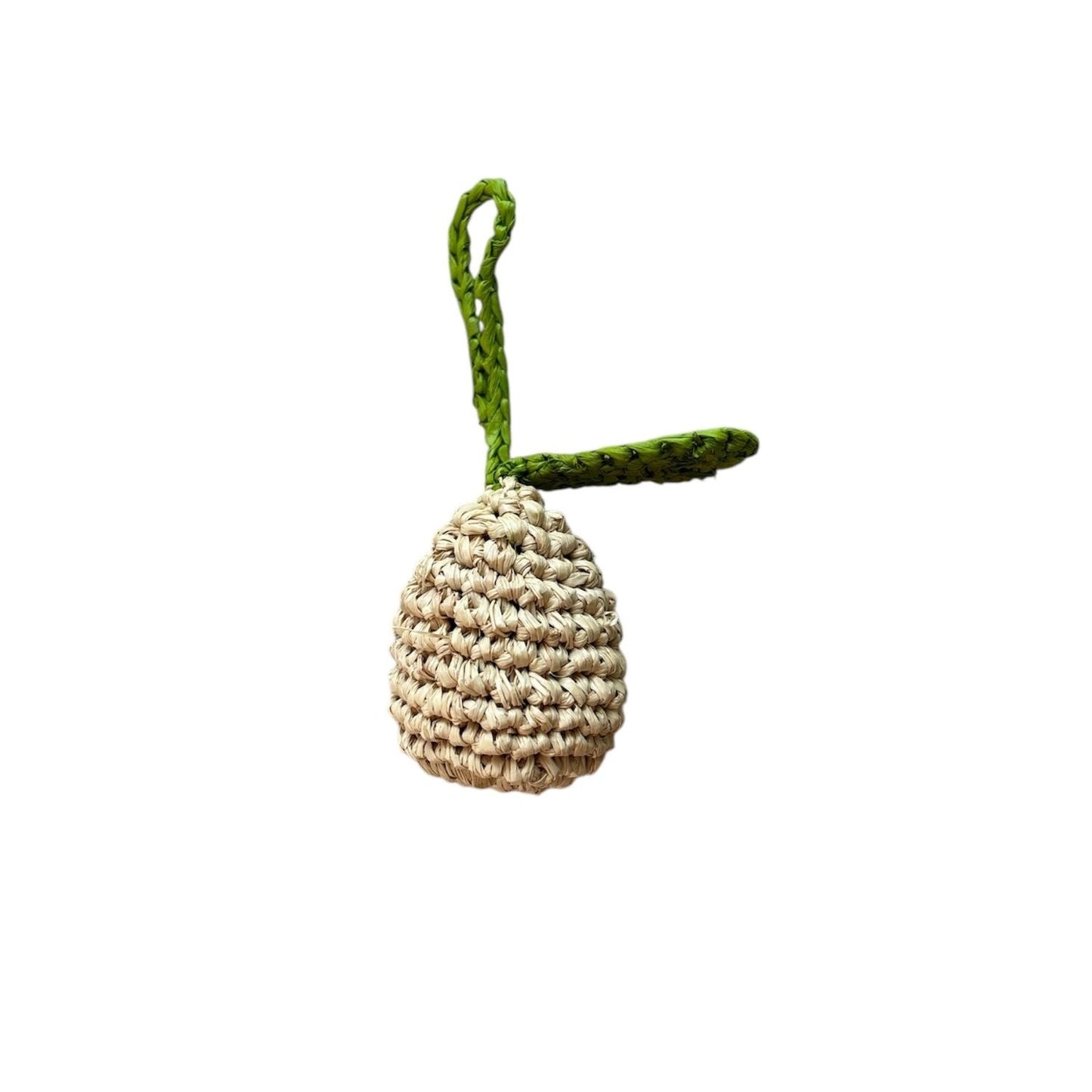 Accessories - Pear Raffia Keyring