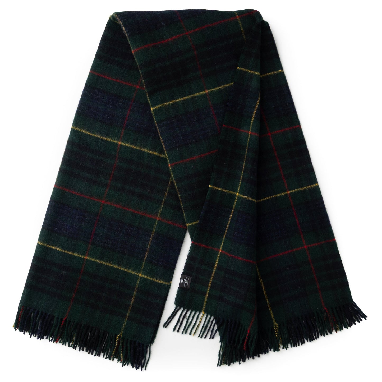 Highland Tweeds Shetland Lambswool Throw - Hunting Stewart