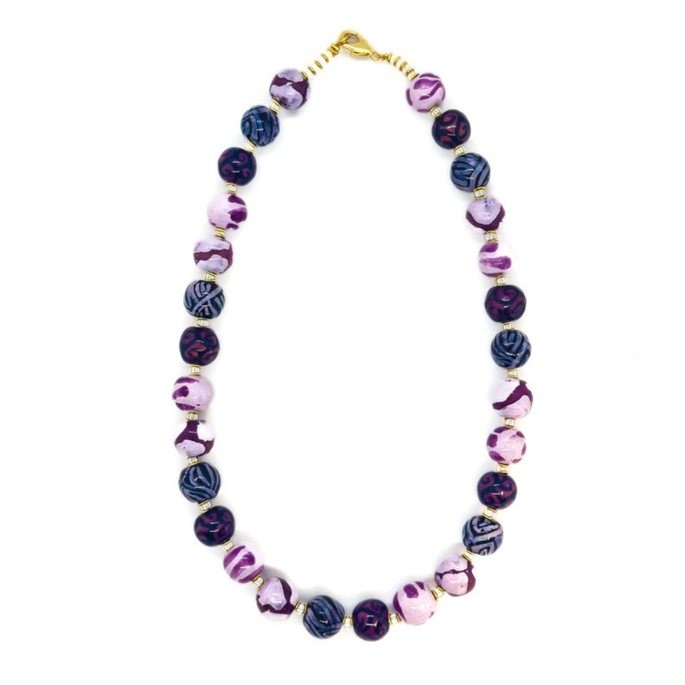Purple Match Necklace