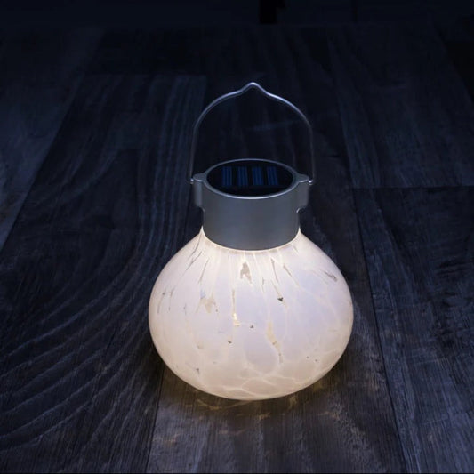 Solar Tea Lantern Handblown Glass 3-pack