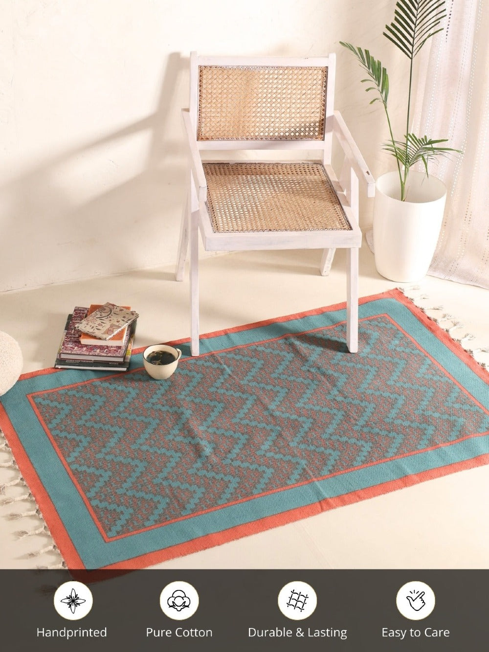 Chintz Cotton Rug (36" x 60")