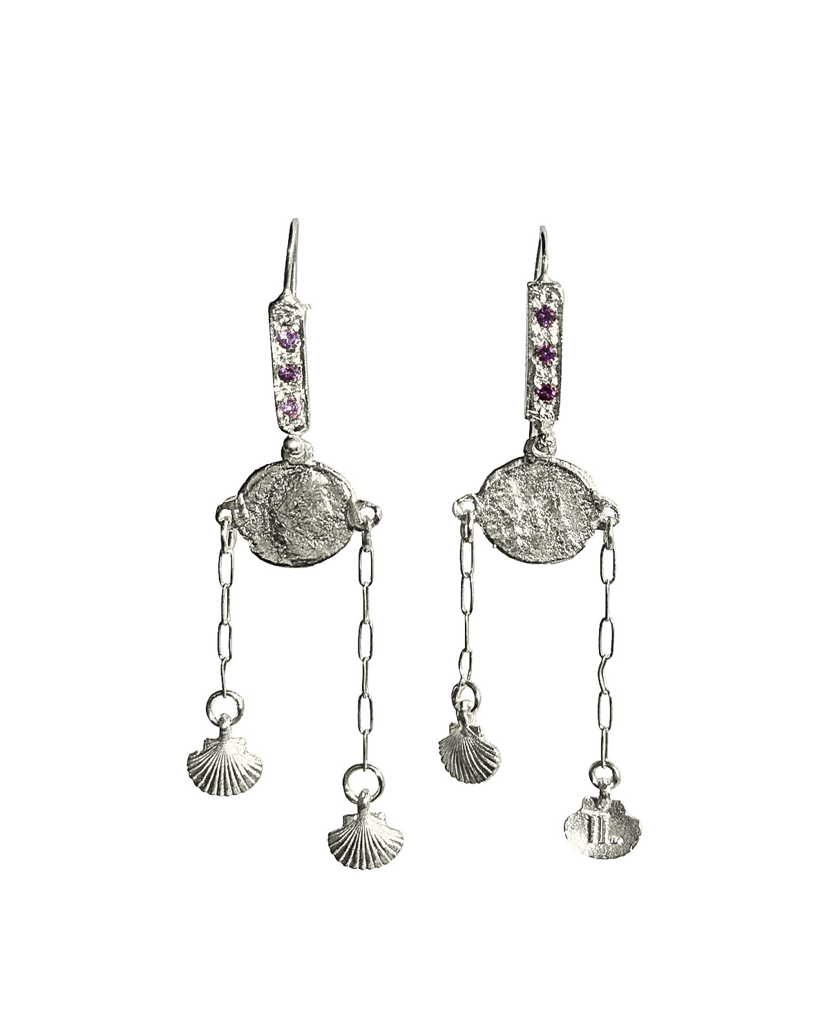 Near Miss Amethyst Earrings